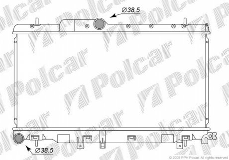 Радиаторы охлаждения POLCAR 721208-2