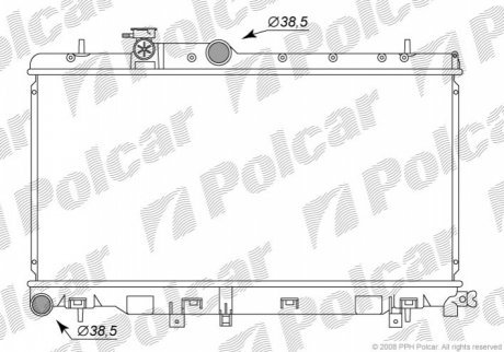 Радіатори охолодження POLCAR 7213081K