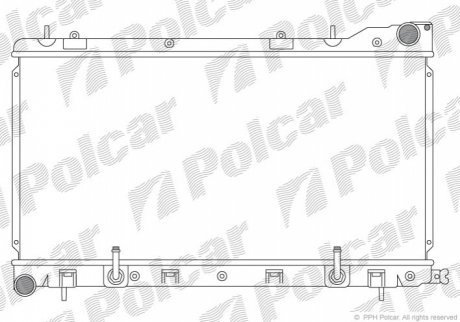 Радиаторы охлаждения POLCAR 723908-3 (фото 1)