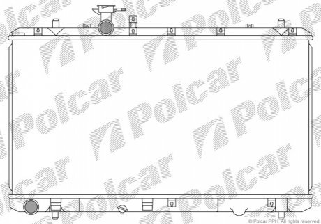 Радиаторы охлаждения POLCAR 743508-1 (фото 1)