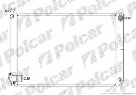 Радиаторы охлаждения POLCAR 8061083K