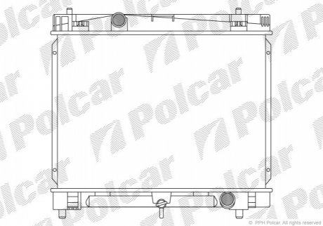 Радиаторы охлаждения POLCAR 810508-1 (фото 1)