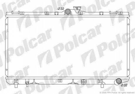Радиаторы охлаждения POLCAR 811008-3 (фото 1)