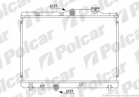 Радиаторы охлаждения POLCAR 811108-2