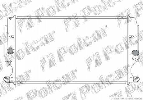Радиаторы охлаждения POLCAR 811608-4