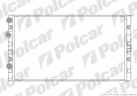 Радиаторы охлаждения POLCAR 952408-3 (фото 1)