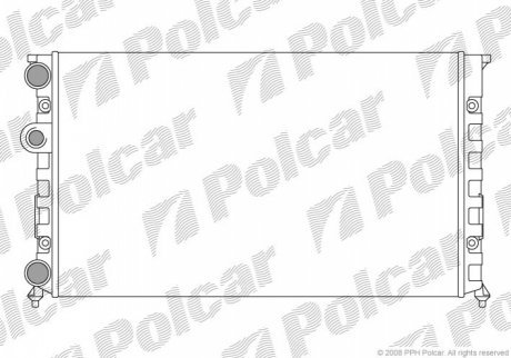 Радиаторы охлаждения POLCAR 953808A7