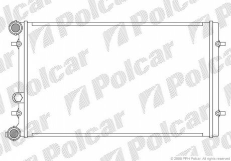 Радиаторы охлаждения POLCAR 954108-2 (фото 1)