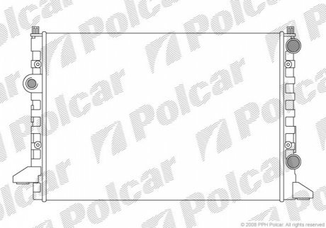 Радиаторы охлаждения POLCAR 954708A4
