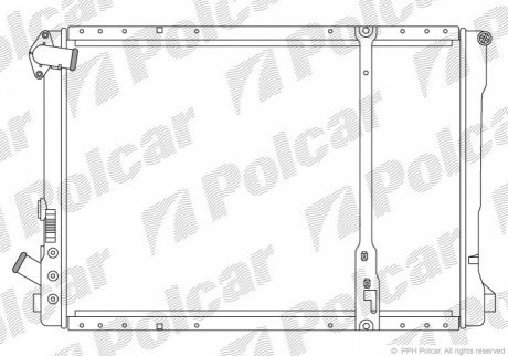 Радиаторы охлаждения POLCAR 603208A6 (фото 1)