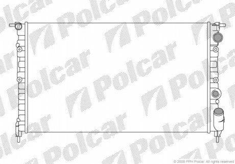 Радиаторы охлаждения POLCAR 602108A4 (фото 1)