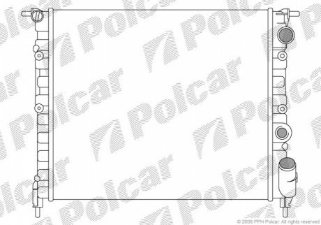 Радиаторы охлаждения POLCAR 602108A1
