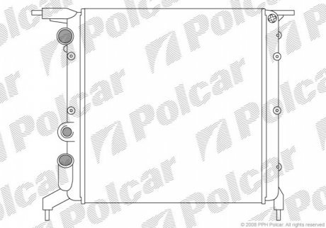 Радиаторы охлаждения POLCAR 600608A2