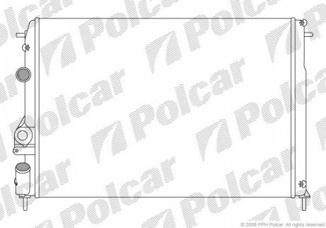 Радиаторы охлаждения POLCAR 601108A1 (фото 1)