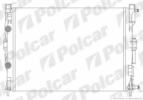 Радиаторы охлаждения POLCAR 601208A2