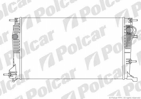 Радиаторы охлаждения POLCAR 6014083X