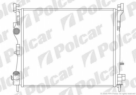 Радиаторы охлаждения POLCAR 6016082X (фото 1)