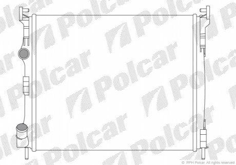 Радиаторы охлаждения POLCAR 601608A3