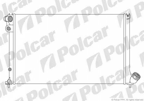 Радиаторы охлаждения POLCAR 574708A2