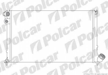 Радиаторы охлаждения POLCAR 574608A3