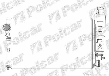 Радиаторы охлаждения POLCAR 574508A4 (фото 1)