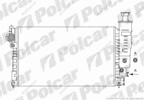 Радиатор охлаждения POLCAR 574508-5 (фото 1)