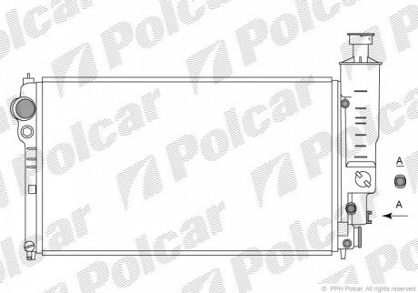 Радиаторы охлаждения POLCAR 574508-0