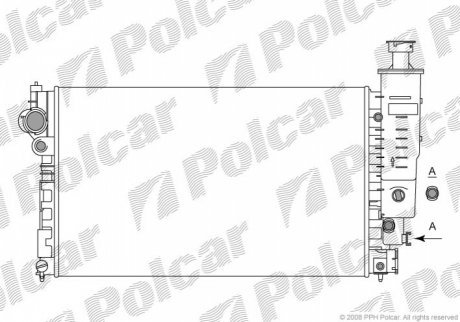 Радиаторы охлаждения POLCAR 57450801 (фото 1)