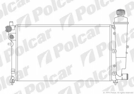 Радиаторы охлаждения POLCAR 570608-7