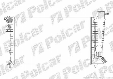 Радиаторы охлаждения POLCAR 570708-2 (фото 1)