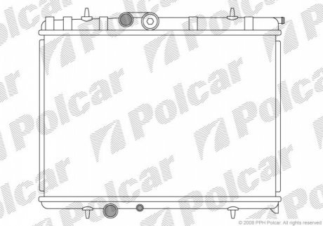 Радиаторы охлаждения POLCAR 571008-2 (фото 1)