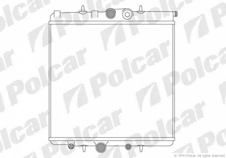 Радіатори охолодження POLCAR 571008A1