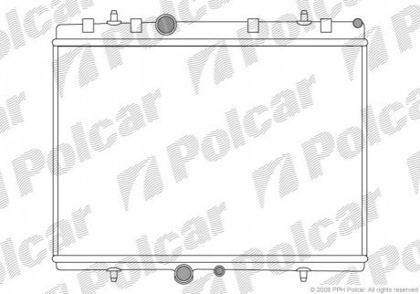 Радиаторы охлаждения POLCAR 571008A4 (фото 1)