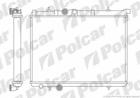 Радиаторы охлаждения POLCAR 572308-3 (фото 1)