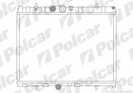 Радиаторы охлаждения POLCAR 572408-2 (фото 1)