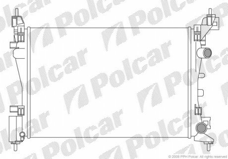 Радиаторы охлаждения POLCAR 555808-2 (фото 1)