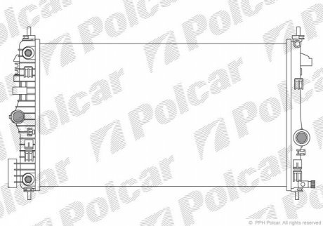 Радиаторы охлаждения POLCAR 5520084X (фото 1)