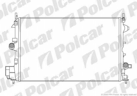 Радиаторы охлаждения POLCAR 551808-5 (фото 1)
