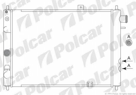 Радиаторы охлаждения POLCAR 551308A2