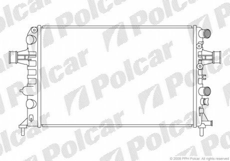 Радиаторы охлаждения POLCAR 550808-0