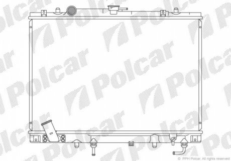 Радиаторы охлаждения POLCAR 527308-2 (фото 1)
