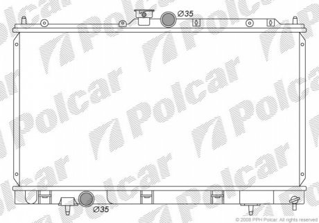 Радиаторы охлаждения POLCAR 5233082K (фото 1)
