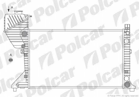 Радиаторы охлаждения POLCAR 506308A1 (фото 1)