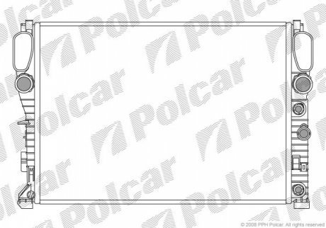 Радиаторы охлаждения POLCAR 501608-2 (фото 1)
