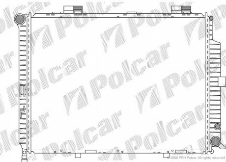Радиаторы охлаждения POLCAR 501508-7 (фото 1)