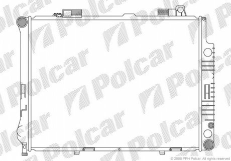 Радиаторы охлаждения POLCAR 501508-5 (фото 1)