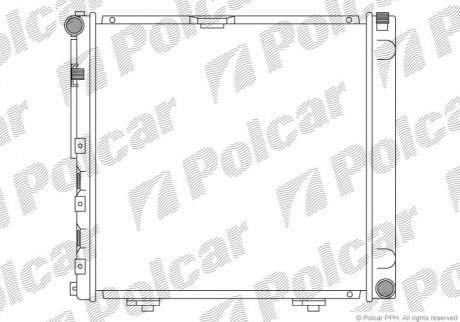 Радиаторы охлаждения POLCAR 50140806