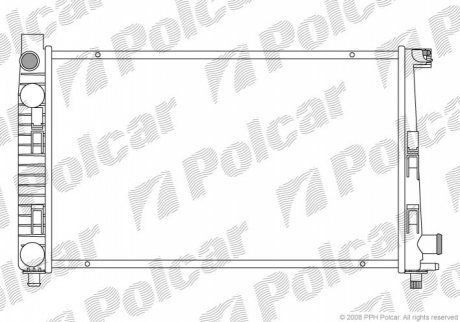 Радиаторы охлаждения POLCAR 500508-5 (фото 1)
