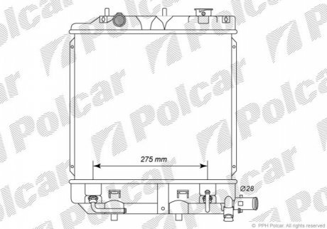 Радиаторы охлаждения POLCAR 4571082K