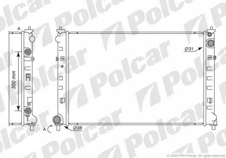 Радиаторы охлаждения POLCAR 4579082K